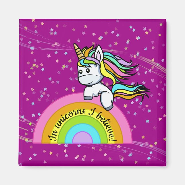 Imã Sou um unicórnio, Magnet (Frente)