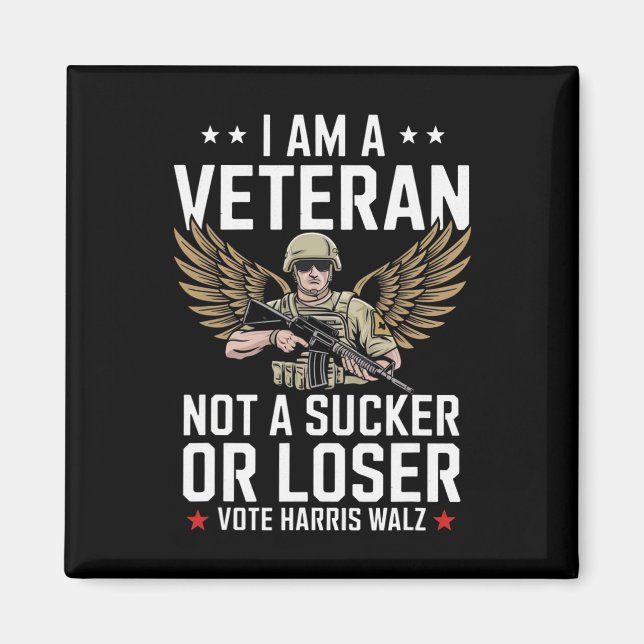 Imã Sou um veterano, não um mauzão ou um perdedor. (Frente)