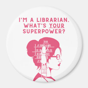 Imã Sou uma Bibliotecária - Ímã