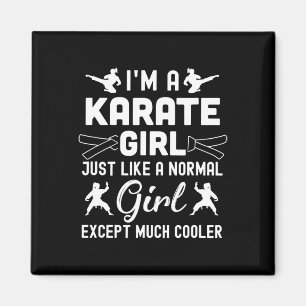 Imã Sou uma Design de Karate Girls para Mulheres Karat