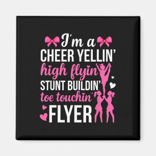 Imã Sou uma Flyer de Torcida Flyer de Cheerleading Che