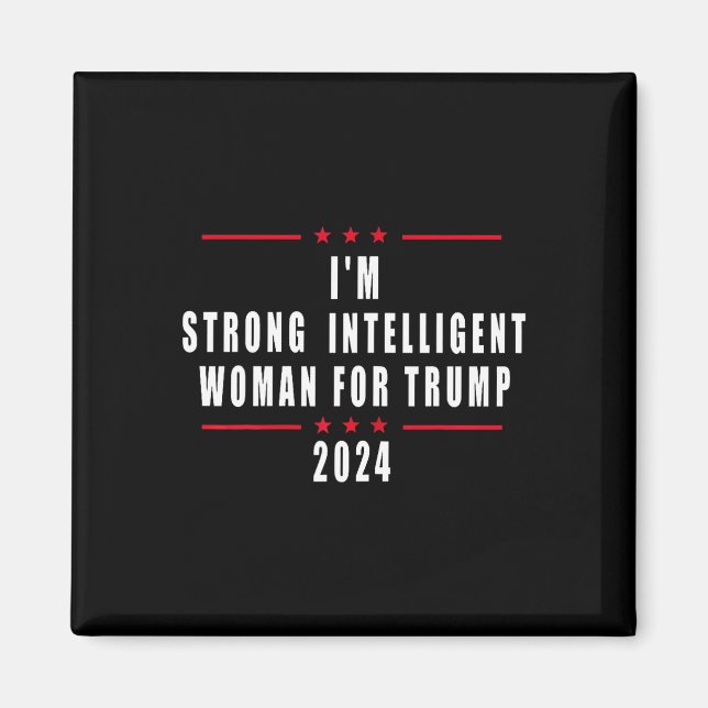 Imã Sou uma Mulher Forte e Inteligente para Trump (Frente)