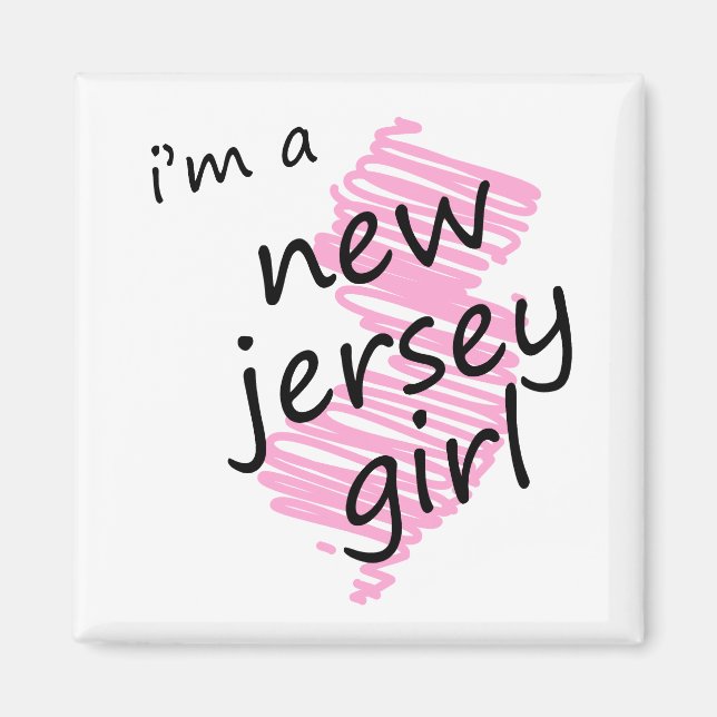 Imã Sou uma New Jersey Girl (Frente)