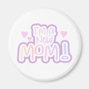 Imã Sou uma nova mãe Camisetas e presentes