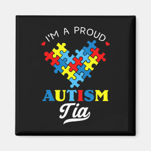 Imã Sou uma orgulhosa Tia do Autismo Conscientização d