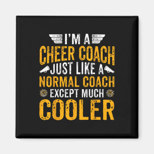 Imã Sou uma treinadora de cheer, igual a uma treinador