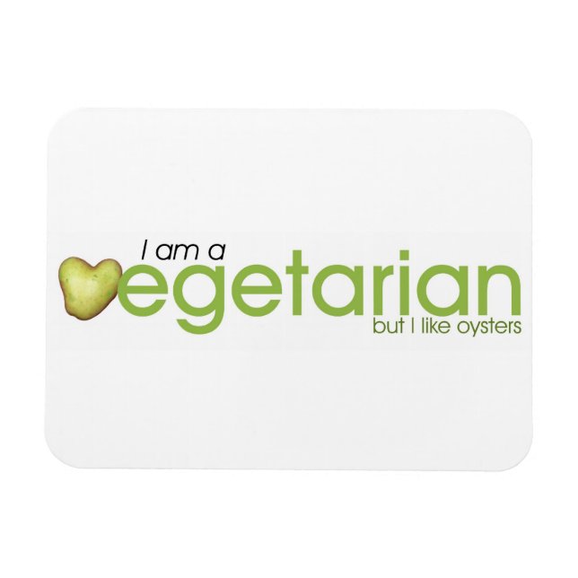 Ímã Sou Vegetariano - Magneta (Horizontal)
