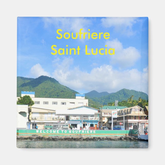 Imã Soufriere Santo Lucia (Frente)