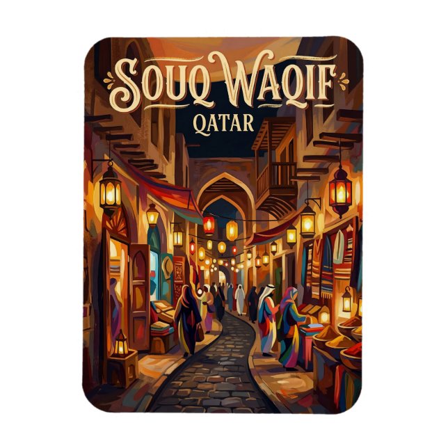 Ímã Souk Waqif Catar (Vertical)