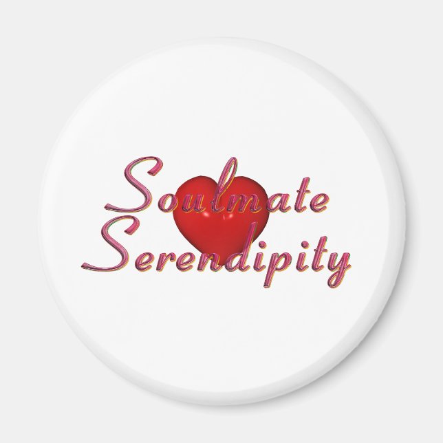 Imã Soulmate Serendipity Magnets (Frente)