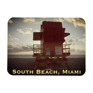 Ímã South Beach, Miami Lifeguard Stand (Resgate do Oce