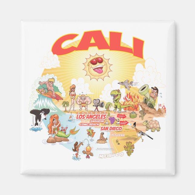 Imã Southern California CALI (Frente)