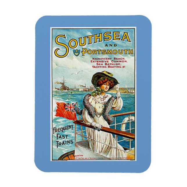 Ímã Southsea e Portsmouth (Vertical)