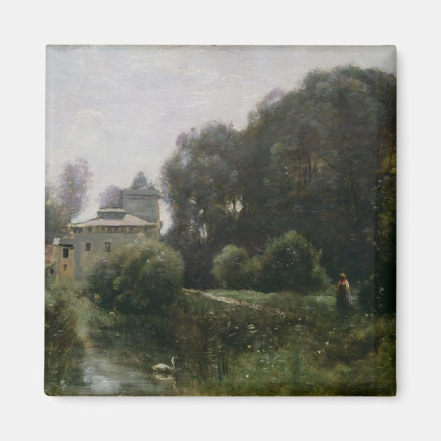 Imã Souvenir da Villa Borghezio, 1855 (Frente)