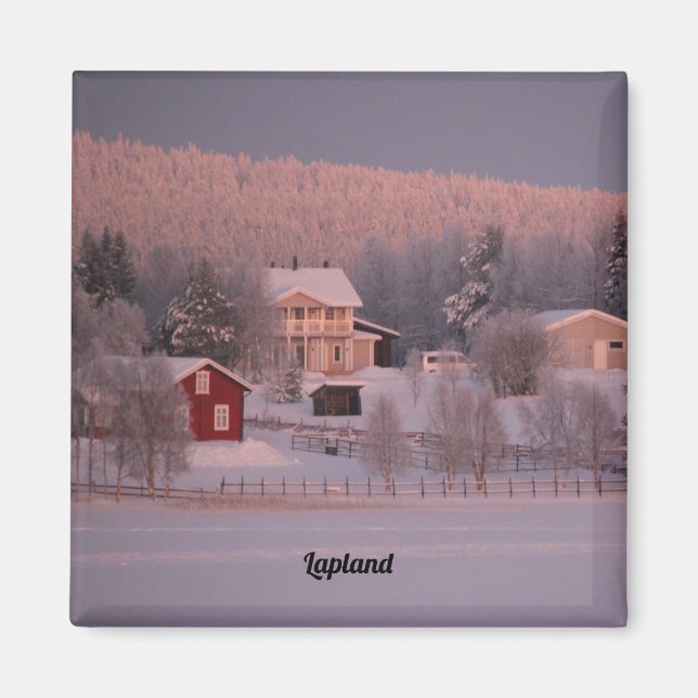 Imã Souvenir de Laponie (Frente)