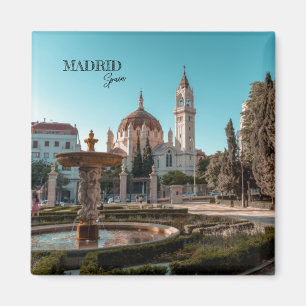 Imã Souvenir paisagem da Espanha de Madrid