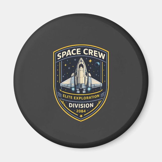 Imã Space Crew Exploration Division Academy Magnet (Frente)