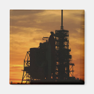 Imã Space Shuttle Atlantis na plataforma de lançamento