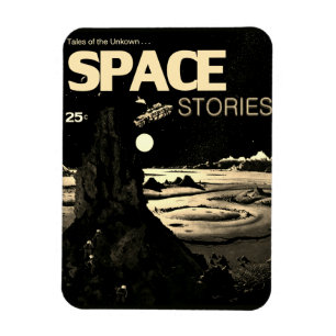 Ímã SPACE Stories Flexible Magnet, 1960