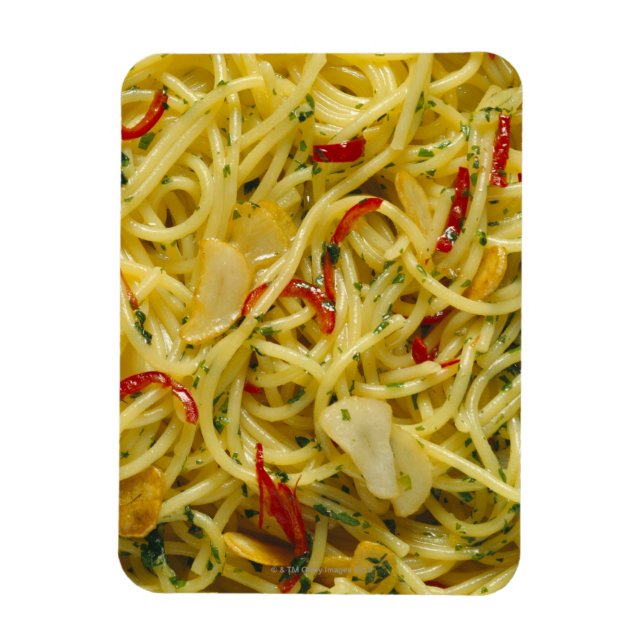 Ímã Spaghetti Aglio; Olio e Peperoncino (Vertical)