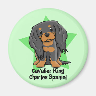 Imã Spaniel de rei descuidado Charles da estrela B&T