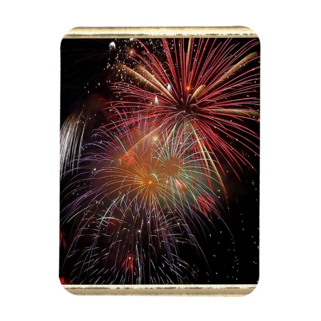 Ímã Sparkles do Ano Novo (Vertical)