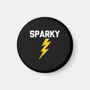 Imã Sparky Engraçado Dizendo Sarcástico Novelista Elét