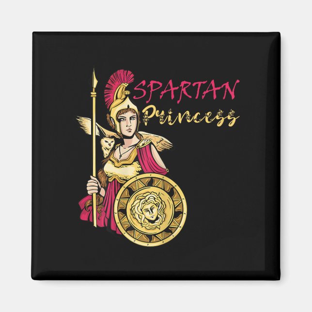Imã Spartan Princess Sparta Warrior Gladiator Soldier (Frente)