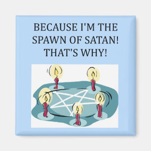 Imã spawn engraçado da satã