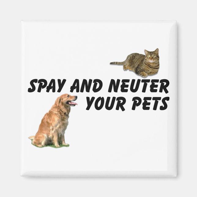 Imã Spay e Neuter (Frente)