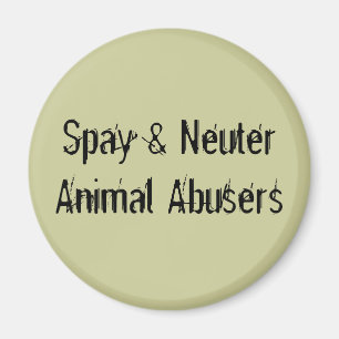 Imã Spay & neutralize os abusadores animais