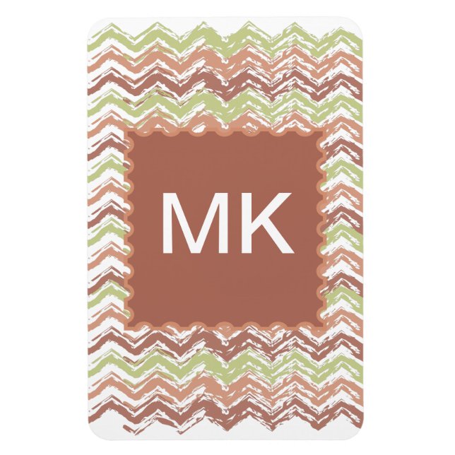 Ímã Spice Scribble Chevron ZigZag (Vertical)