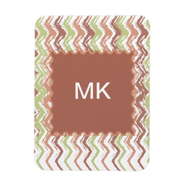 Ímã Spice Scribble Chevron ZigZag (Vertical)