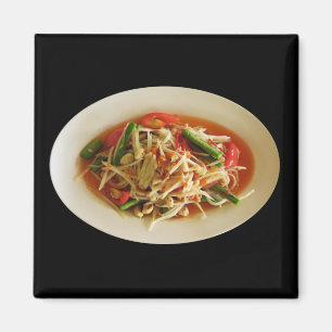 Imã Spicy Papaya Salad ... Comida tailandesa do Laos