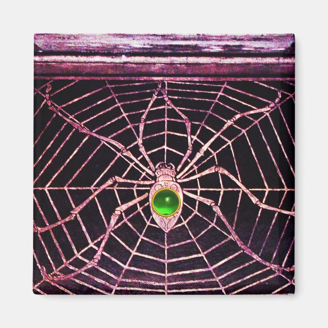 Imã SPIDER E WEB Green Emerald Black (Frente)
