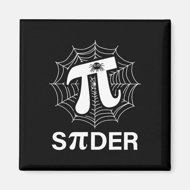 Imã Spider Pi Spider Science Professor de matemática E (Frente)