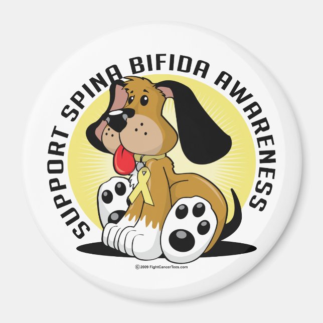 Imã Spina Bifida Dog (Frente)