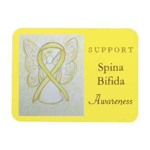 Ímã Spina Bifida Sensibilização Friso Anjo Magnétic