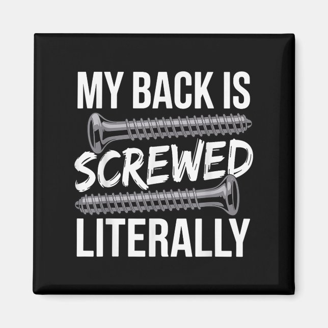 Imã Spinal Fusion Art For Men Women Recovery Back Spin (Frente)