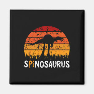 Imã Spinosaurus Pi Day Símbolos Matemáticos Retroativo