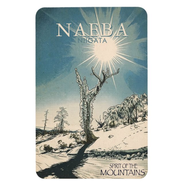Ímã spirit of the mountains - NAEBA Niigata  (Vertical)