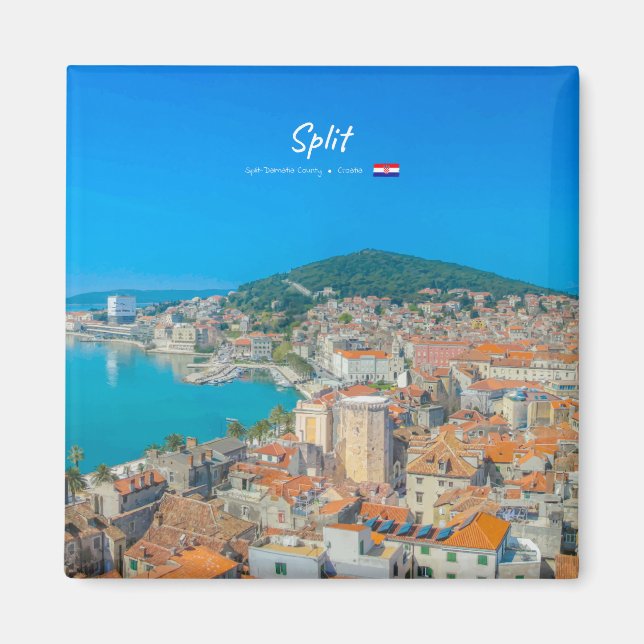 Imã Split, Croácia - Cidade Costeira (Frente)