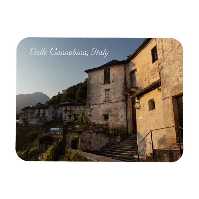Ímã Spoccia Sunset, Valle Cannobina, Itália (Horizontal)