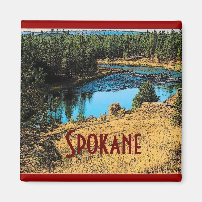 Imã Spokane Magnet (Frente)