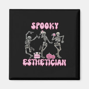 Imã Spookan Esthetician Halloween Skeleton Therapi