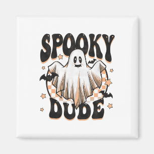 Imã Spooky Dude Groovy Ghost Halloween Kids Bo