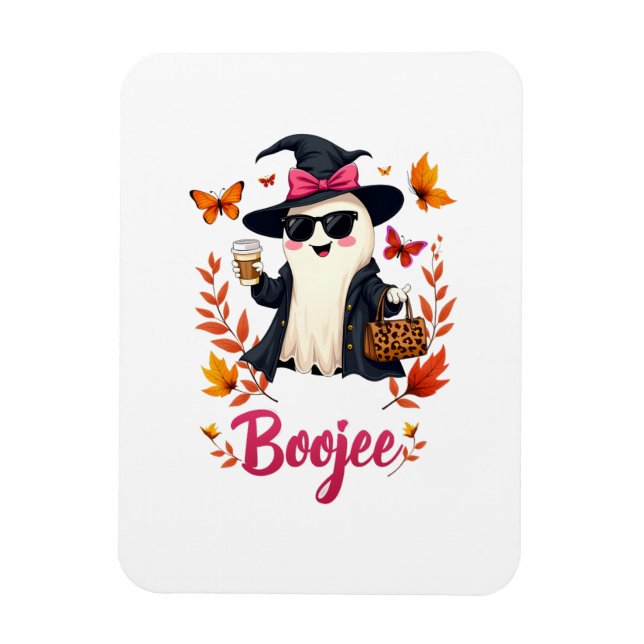 Ímã Spooky Halloween Boojee Sassy Classy Ghost (Vertical)