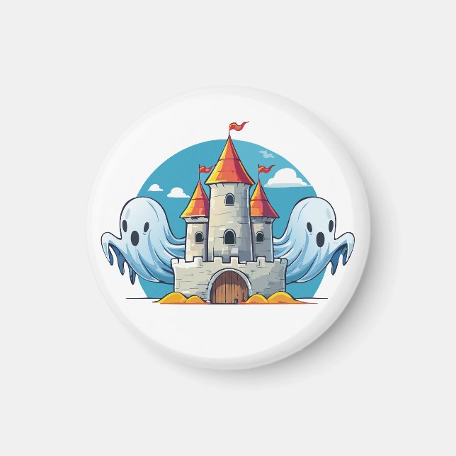 Imã spooky house and ghost (Frente)