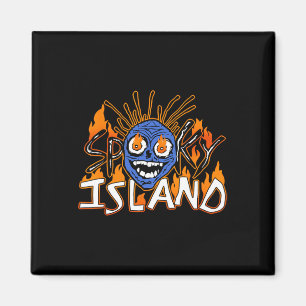 Imã Spooky Island Amusement Park Island Resort Hallowe