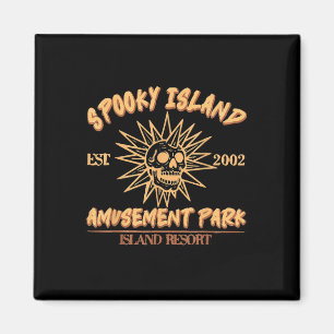 Imã Spooky Island Est 2002 Amusement Park Skull Hallow
